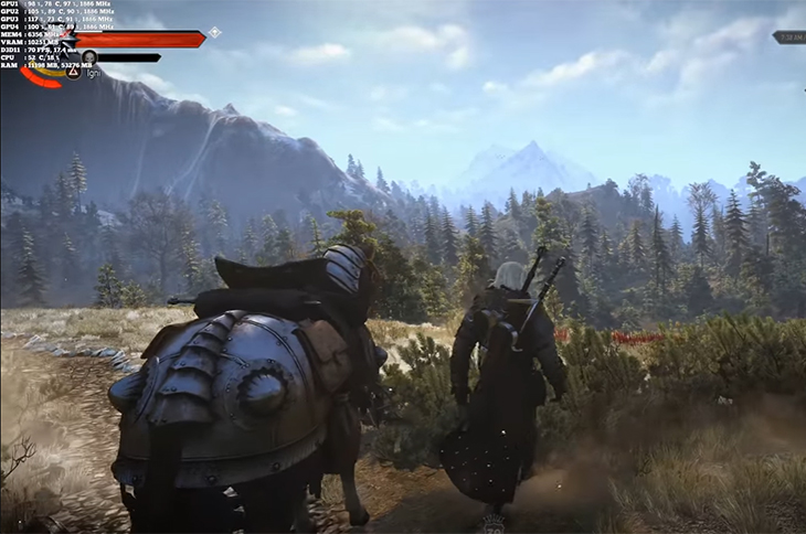 The Witcher 3 phân giải 8K