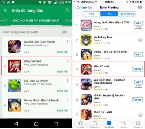 Kiếm Vũ Mobi VNG
