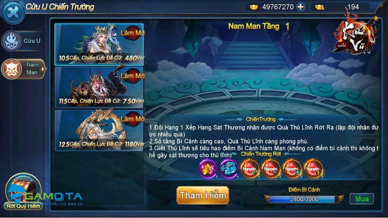 Kiếm Vũ Mobi Gamota
