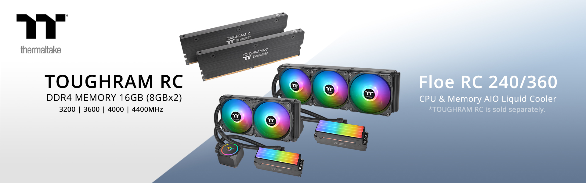 Thermaltake Floe RC360 RC240 CPU Memory AIO Liquid Cooler_2